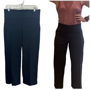 BRASS Pull-On Tummy-Flattening Waistband Dress Pants